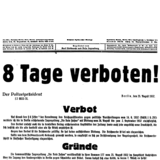 „Die rote Fahne“ vom 26. August 1932